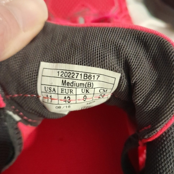 Brooks Mazama Women's Siz 11 1202271B617 Diva Pink Anthracite Blue Running Shoes - Picture 2 of 6